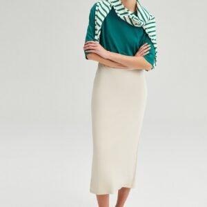 ELASTIC WAISTED JERSEY SKIRT