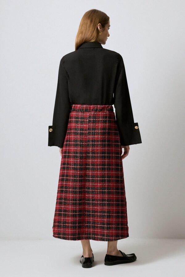 A-CUT PLAID SKIRT - Image 4